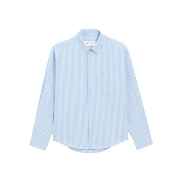 Ami Paris Men Striped Cotton Shirt